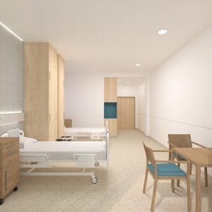 Neubau und Sanierung von Bettenstationen